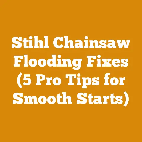 Stihl Chainsaw Flooding Fixes (5 Pro Tips for Smooth Starts)
