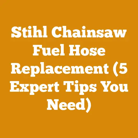 Stihl Chainsaw Fuel Hose Replacement (5 Expert Tips You Need)