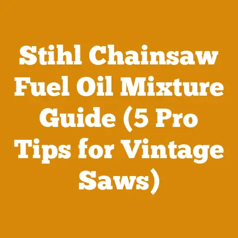 Stihl Chainsaw Fuel Oil Mixture Guide (5 Pro Tips for Vintage Saws)