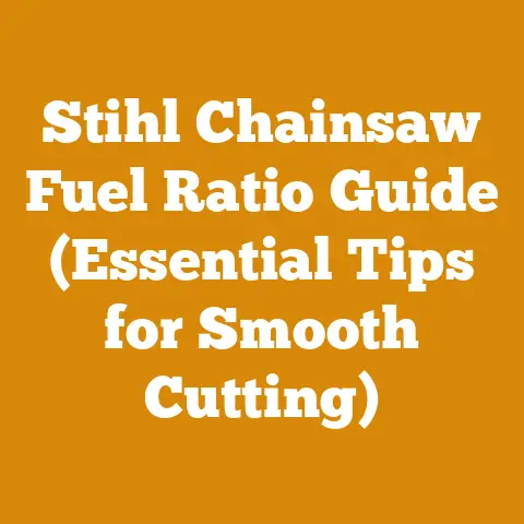 Stihl Chainsaw Fuel Ratio Guide (Essential Tips for Smooth Cutting)