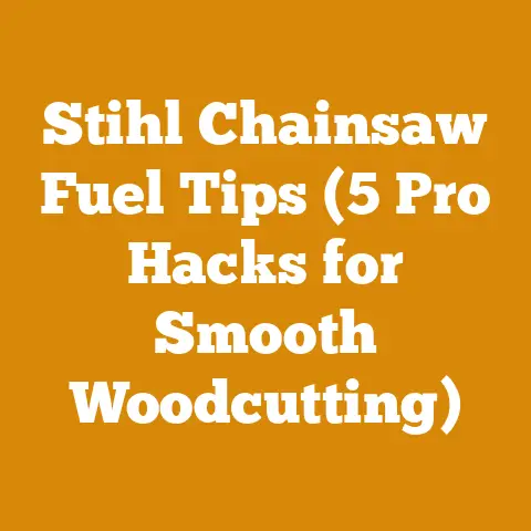 Stihl Chainsaw Fuel Tips (5 Pro Hacks for Smooth Woodcutting)