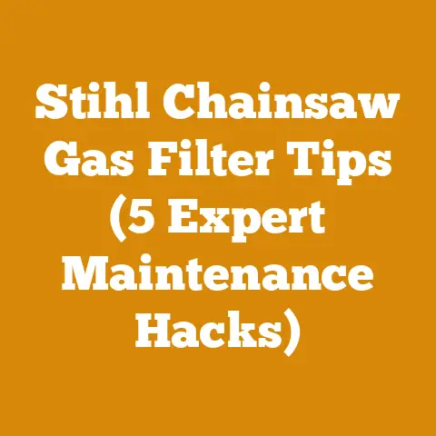 Stihl Chainsaw Gas Filter Tips (5 Expert Maintenance Hacks)
