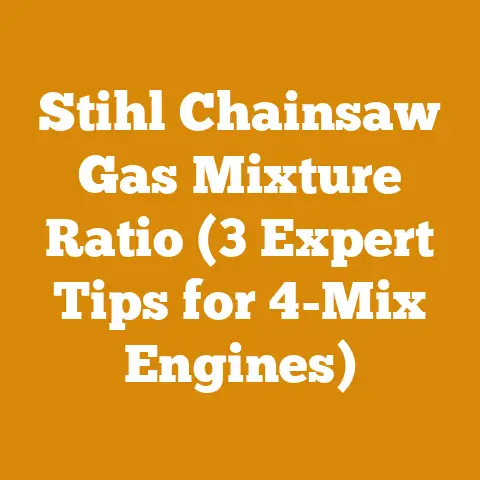 Stihl Chainsaw Gas Mixture Ratio (3 Expert Tips for 4-Mix Engines)