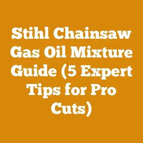 Stihl Chainsaw Gas Oil Mixture Guide (5 Expert Tips for Pro Cuts)