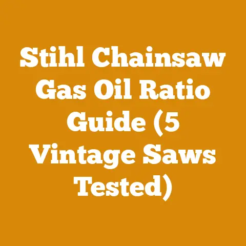 Stihl Chainsaw Gas Oil Ratio Guide (5 Vintage Saws Tested)