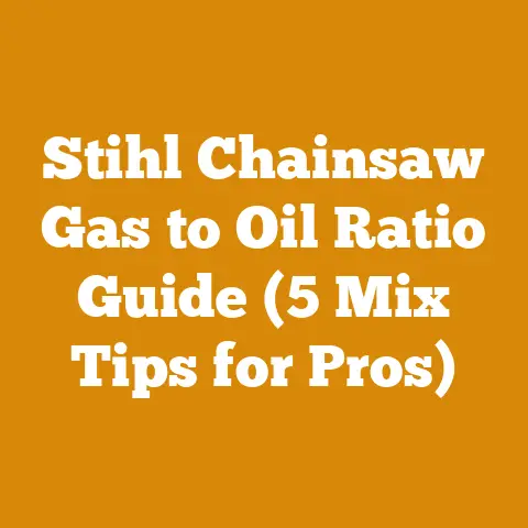 Stihl Chainsaw Gas to Oil Ratio Guide (5 Mix Tips for Pros)