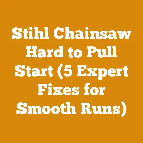 Stihl Chainsaw Hard to Pull Start (5 Expert Fixes for Smooth Runs)