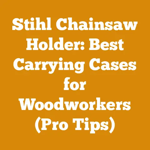 Stihl Chainsaw Holder: Best Carrying Cases for Woodworkers (Pro Tips)