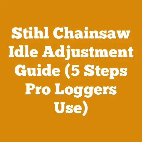 Stihl Chainsaw Idle Adjustment Guide (5 Steps Pro Loggers Use)