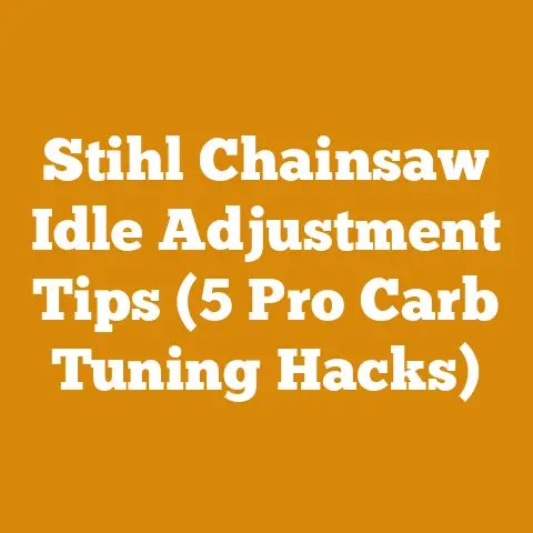 Stihl Chainsaw Idle Adjustment Tips (5 Pro Carb Tuning Hacks)
