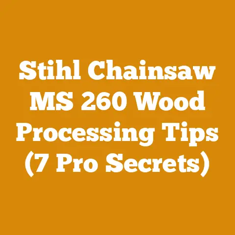 Stihl Chainsaw MS 260 Wood Processing Tips (7 Pro Secrets)