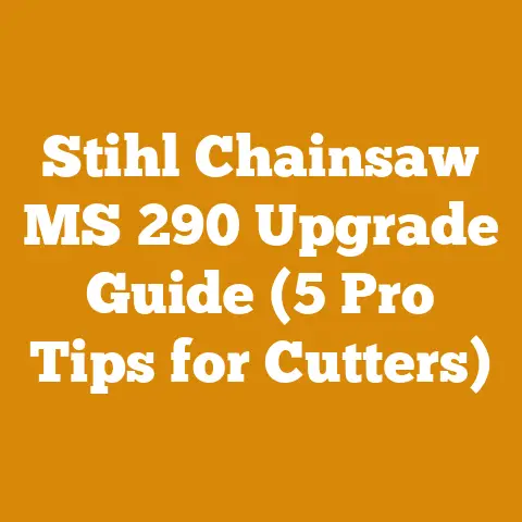 Stihl Chainsaw MS 290 Upgrade Guide (5 Pro Tips for Cutters)