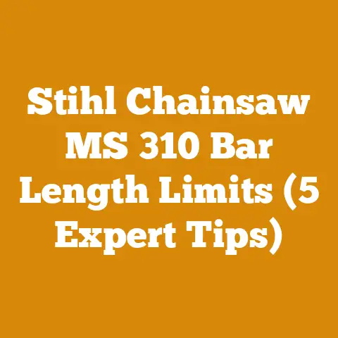 Stihl Chainsaw MS 310 Bar Length Limits (5 Expert Tips)