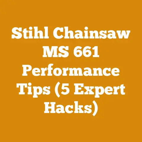 Stihl Chainsaw MS 661 Performance Tips (5 Expert Hacks)