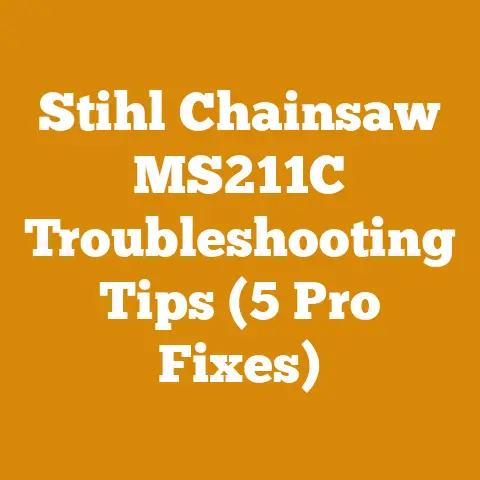 Stihl Chainsaw MS211C Troubleshooting Tips (5 Pro Fixes)