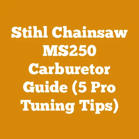 Stihl Chainsaw MS250 Carburetor Guide (5 Pro Tuning Tips)