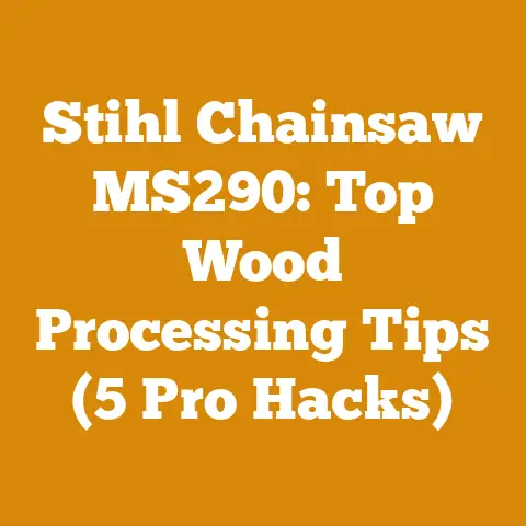 Stihl Chainsaw MS290: Top Wood Processing Tips (5 Pro Hacks)