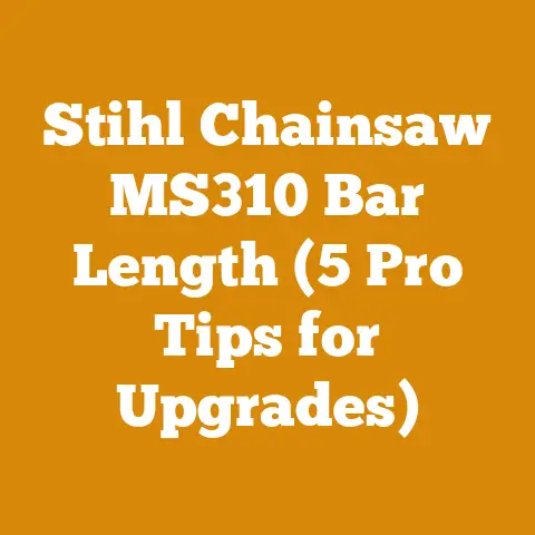 Stihl Chainsaw MS310 Bar Length (5 Pro Tips for Upgrades)