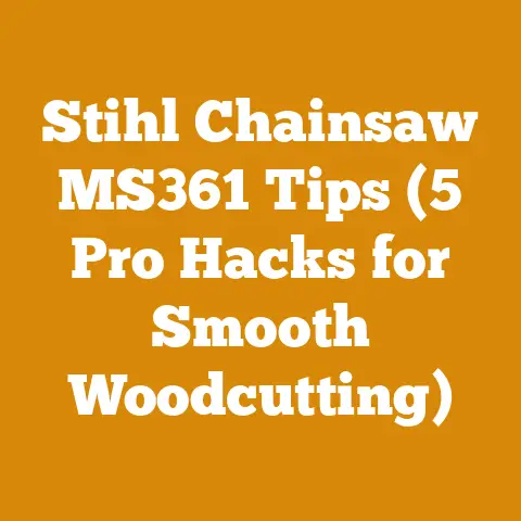 Stihl Chainsaw MS361 Tips (5 Pro Hacks for Smooth Woodcutting)