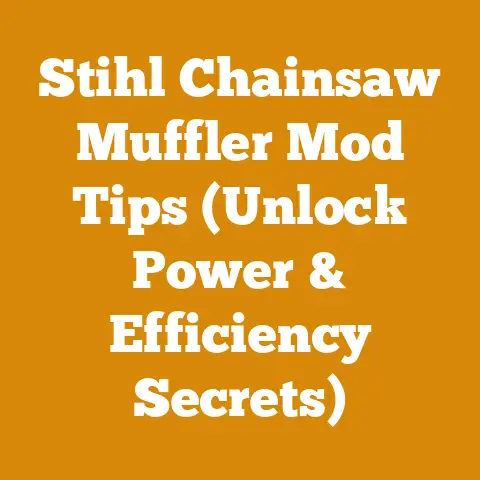 Stihl Chainsaw Muffler Mod Tips (Unlock Power & Efficiency Secrets)
