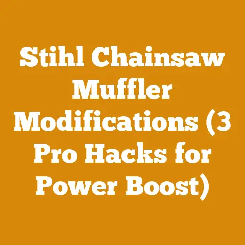 Stihl Chainsaw Muffler Modifications (3 Pro Hacks for Power Boost)