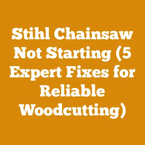 Stihl Chainsaw Not Starting (5 Expert Fixes for Reliable Woodcutting)
