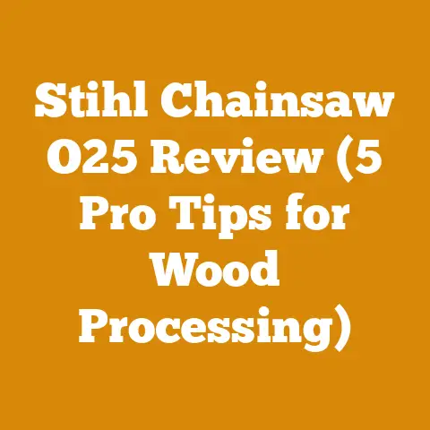 Stihl Chainsaw O25 Review (5 Pro Tips for Wood Processing)