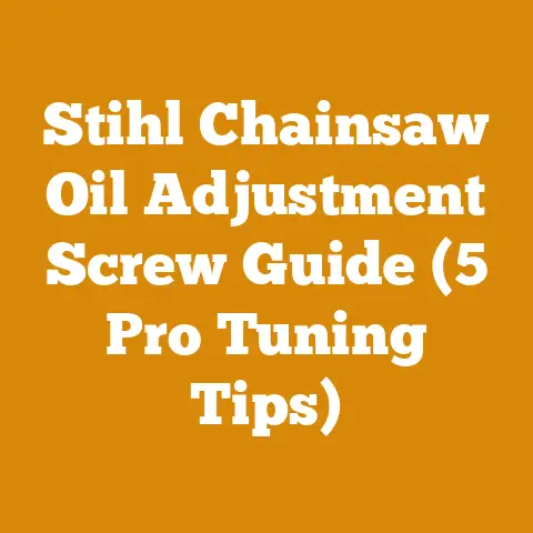 Stihl Chainsaw Oil Adjustment Screw Guide (5 Pro Tuning Tips)