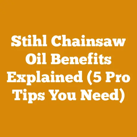 Stihl Chainsaw Oil Benefits Explained (5 Pro Tips You Need)