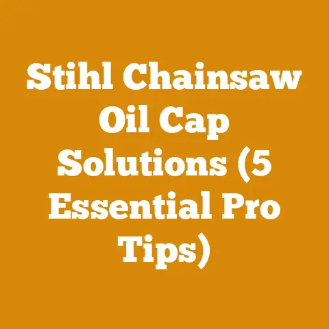 Stihl Chainsaw Oil Cap Solutions (5 Essential Pro Tips)