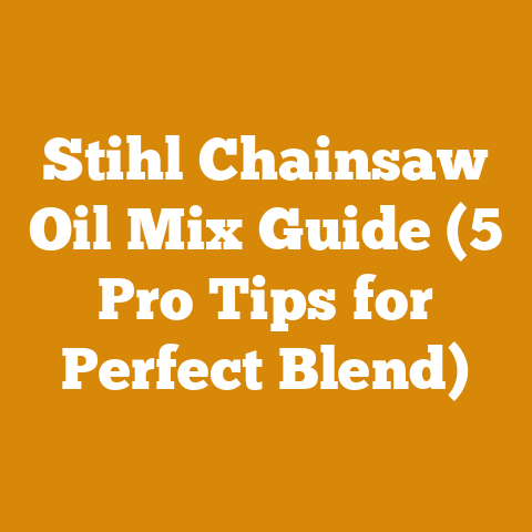 Stihl Chainsaw Oil Mix Guide (5 Pro Tips for Perfect Blend)