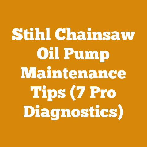 Stihl Chainsaw Oil Pump Maintenance Tips (7 Pro Diagnostics)