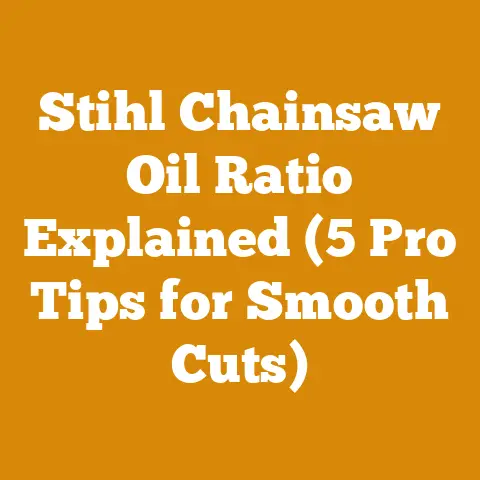 Stihl Chainsaw Oil Ratio Explained (5 Pro Tips for Smooth Cuts)