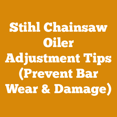 Stihl Chainsaw Oiler Adjustment Tips (Prevent Bar Wear & Damage)