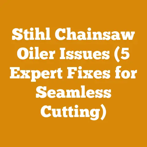 Stihl Chainsaw Oiler Issues (5 Expert Fixes for Seamless Cutting)