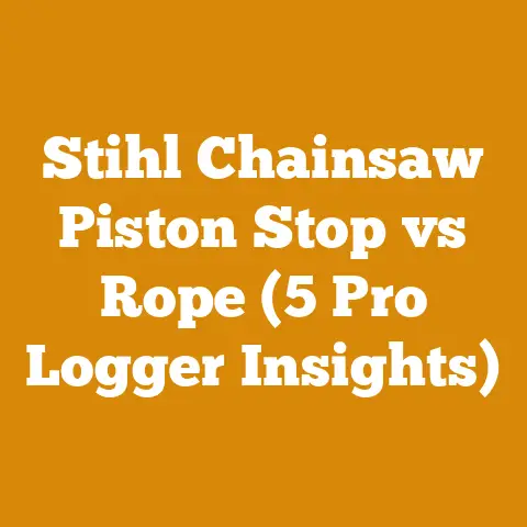 Stihl Chainsaw Piston Stop vs Rope (5 Pro Logger Insights)