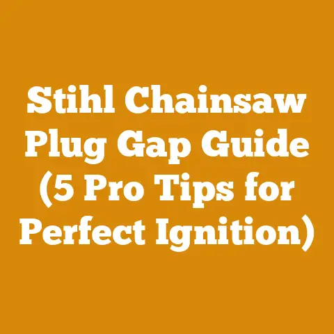 Stihl Chainsaw Plug Gap Guide (5 Pro Tips for Perfect Ignition)