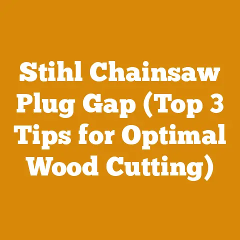 Stihl Chainsaw Plug Gap (Top 3 Tips for Optimal Wood Cutting)