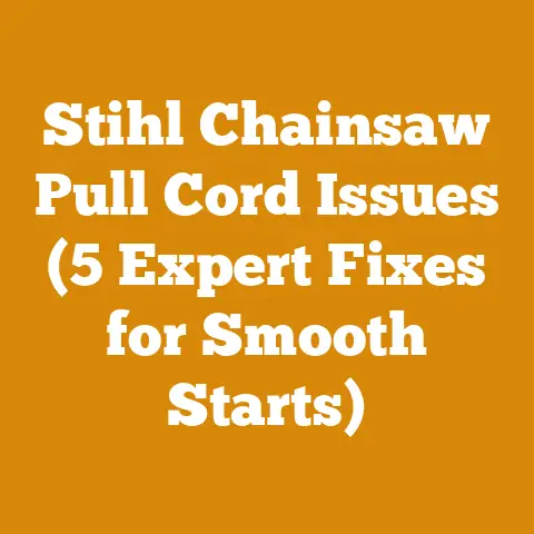 Stihl Chainsaw Pull Cord Issues (5 Expert Fixes for Smooth Starts)