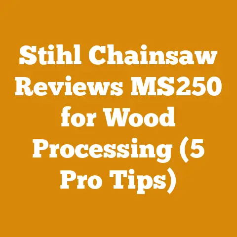 Stihl Chainsaw Reviews MS250 for Wood Processing (5 Pro Tips)