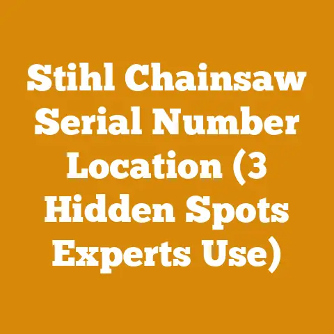 Stihl Chainsaw Serial Number Location (3 Hidden Spots Experts Use)