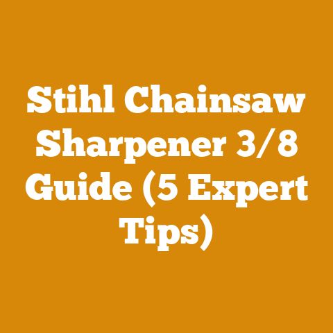 Stihl Chainsaw Sharpener 3/8 Guide (5 Expert Tips)
