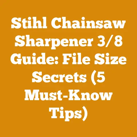 Stihl Chainsaw Sharpener 3/8 Guide: File Size Secrets (5 Must-Know Tips)