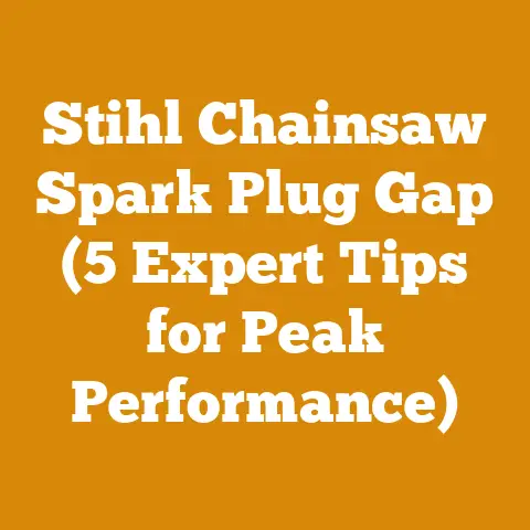 Stihl Chainsaw Spark Plug Gap (5 Expert Tips for Peak Performance)