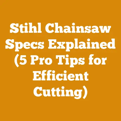 Stihl Chainsaw Specs Explained (5 Pro Tips for Efficient Cutting)