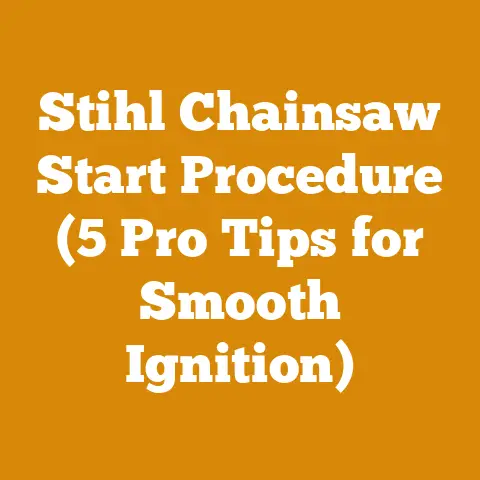 Stihl Chainsaw Start Procedure (5 Pro Tips for Smooth Ignition)