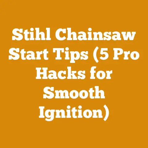 Stihl Chainsaw Start Tips (5 Pro Hacks for Smooth Ignition)