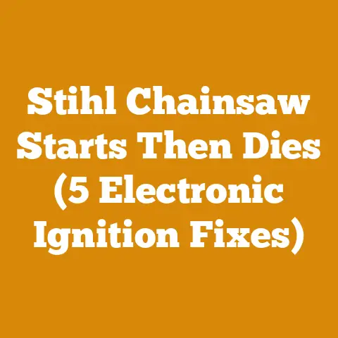 Stihl Chainsaw Starts Then Dies (5 Electronic Ignition Fixes)