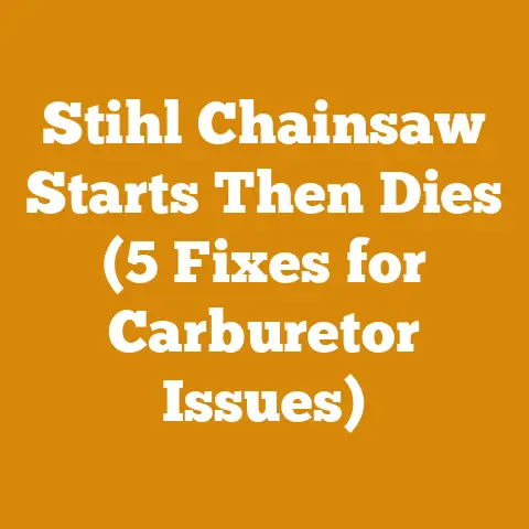 Stihl Chainsaw Starts Then Dies (5 Fixes for Carburetor Issues)
