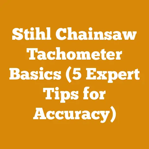 Stihl Chainsaw Tachometer Basics (5 Expert Tips for Accuracy)
